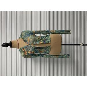 Y2K JPG inspired Sheer Long Sleeve Top